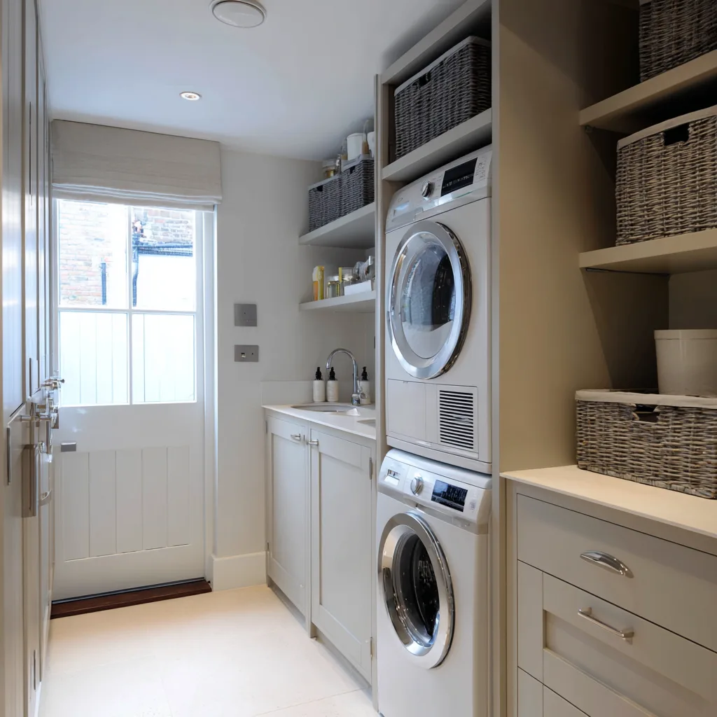 Modern multifunctional utility room design London