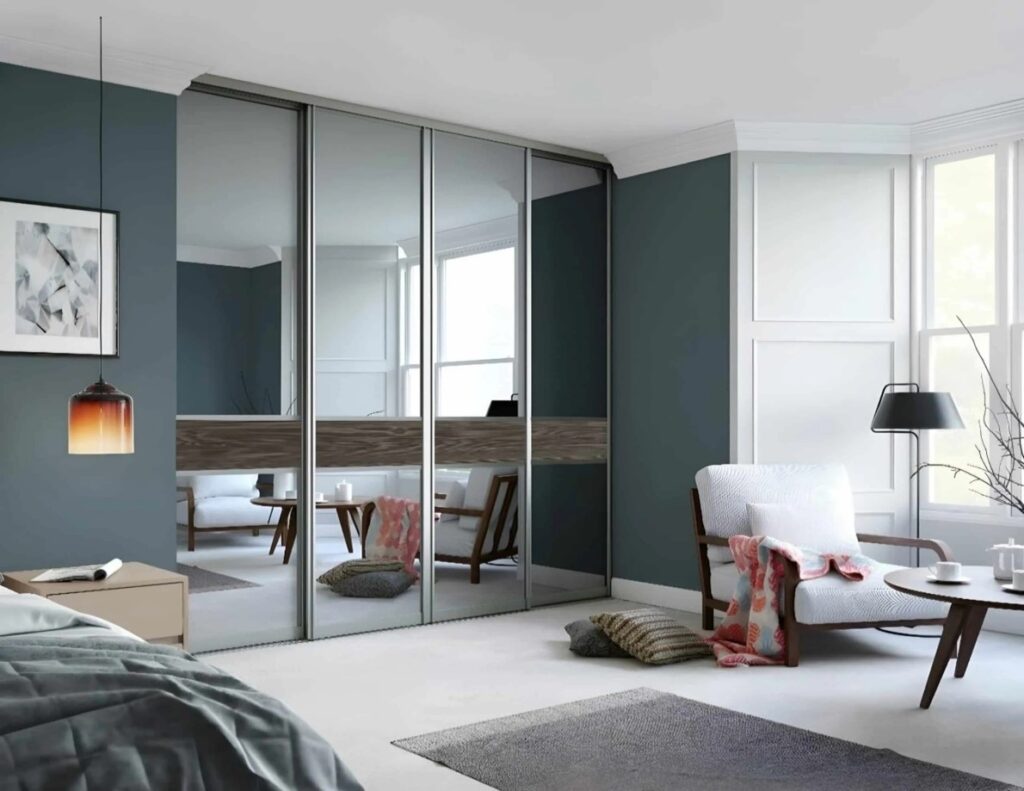 Glass sliding wardrobes London
