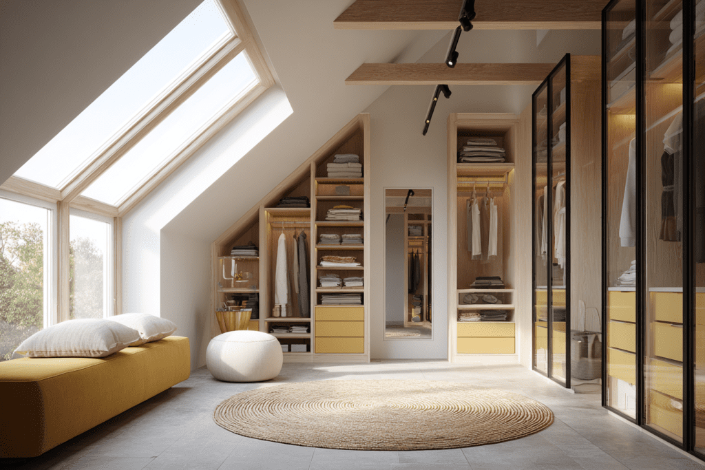 Loft walk-in Wardrobes top notch KB