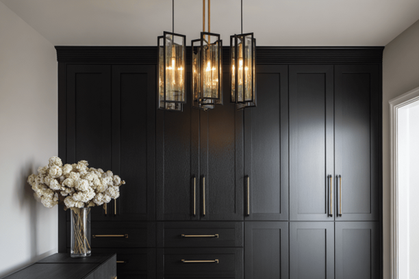 Shaker-style fitted wardrobes in the UK