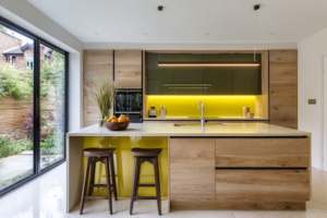Minimalist kitchen Cabinet idea